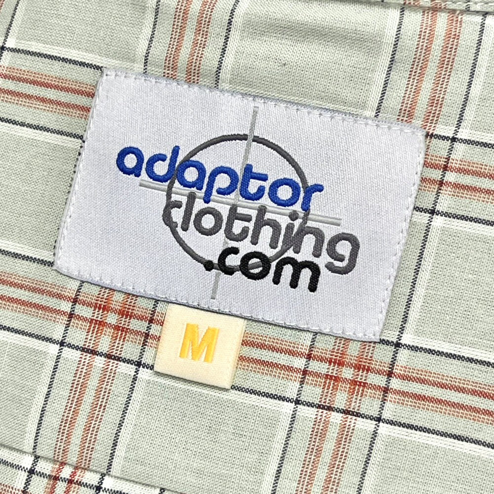 PRE-ORDER: Adaptor Clothing Check Long Sleeve Button Down Shirt Grey