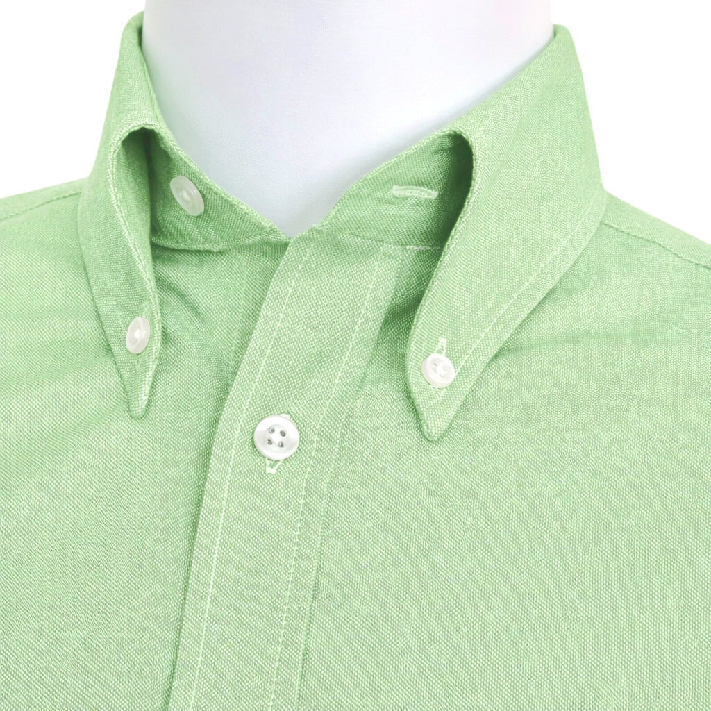 PRE-Order: Adaptor Clothing Oxford Short Sleeve Pop Over Shirt Sour Apple