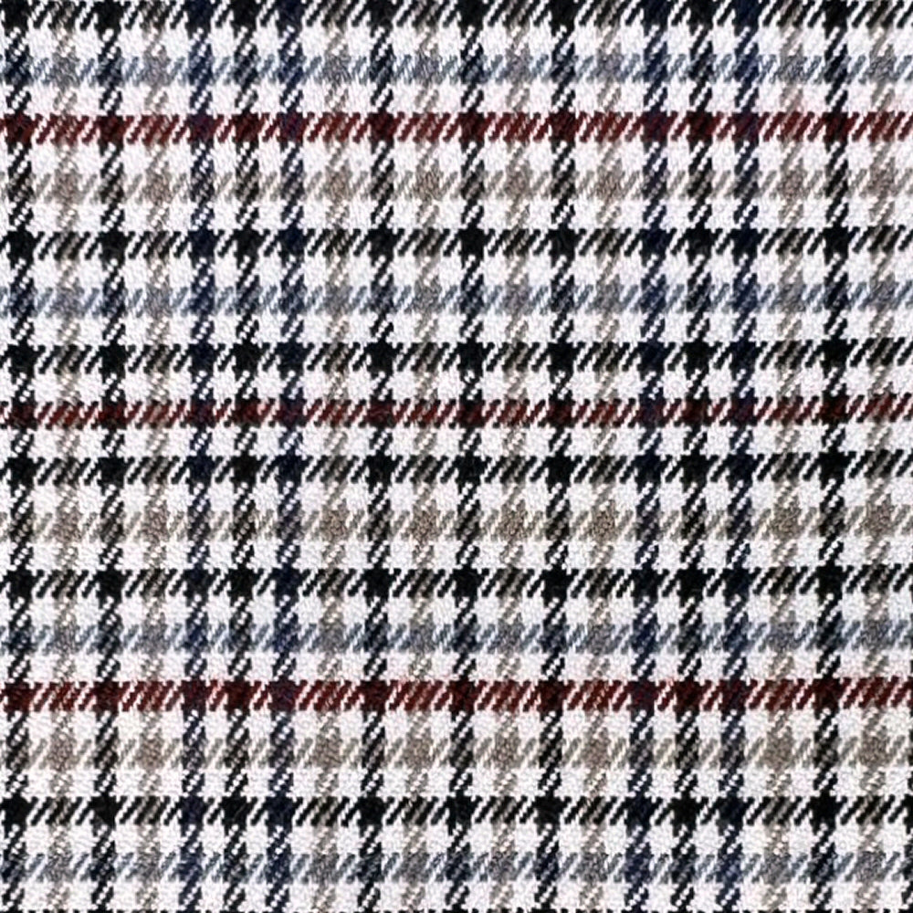 Adaptor Clothing Frogmouth Pocket Multi Check Trouser WINE / Petrol / Black