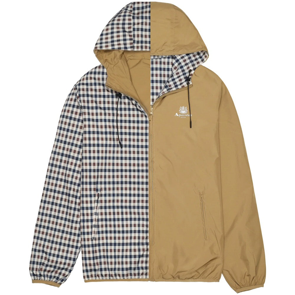 Aquascutum Active Hooded Reversible Sailor Jacket Sand