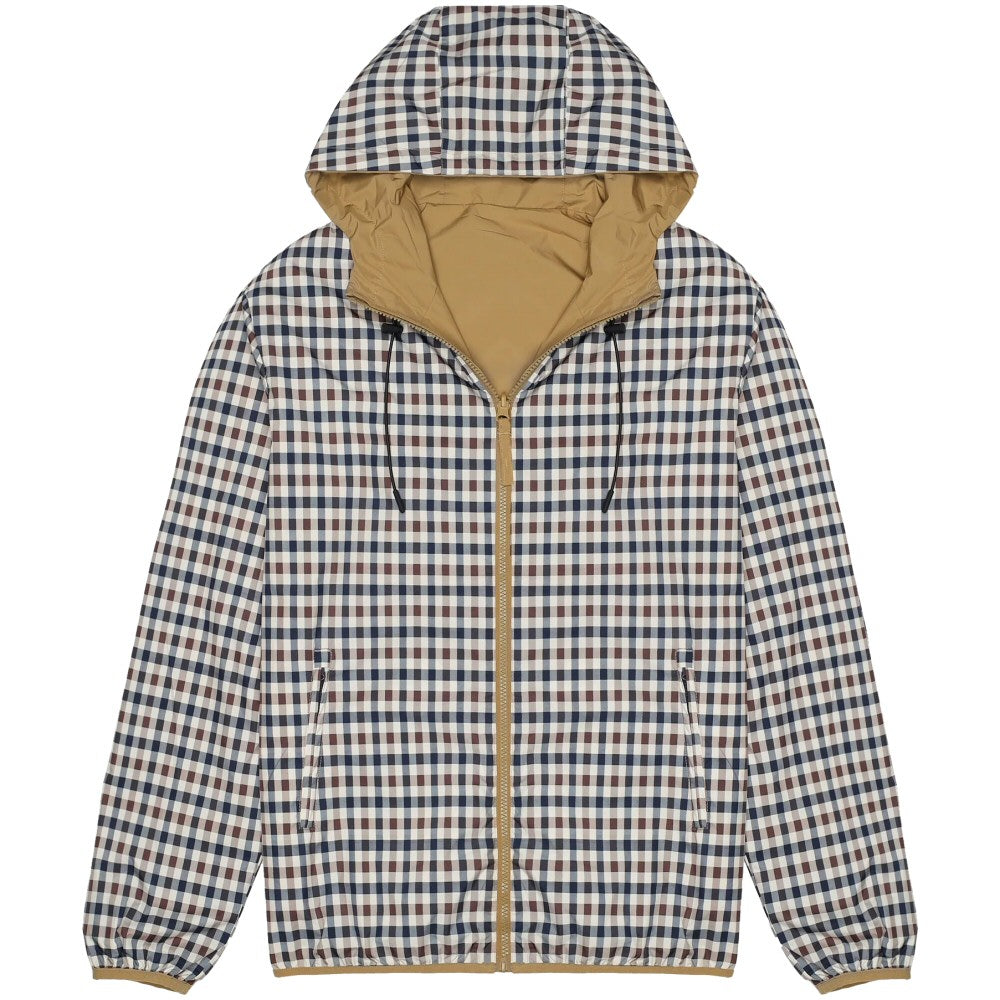 Aquascutum Active Hooded Reversible Sailor Jacket Sand