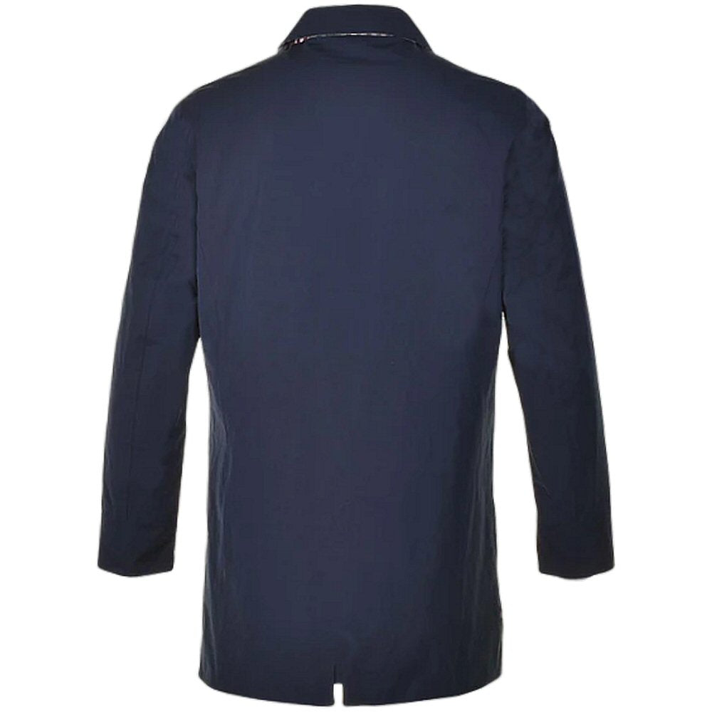 Aquascutum Active Waterproof Reversible Raincoat Navy