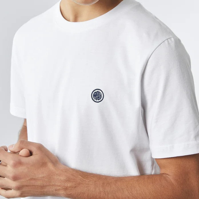 Pretty Green Logo Cotton T Shirt White