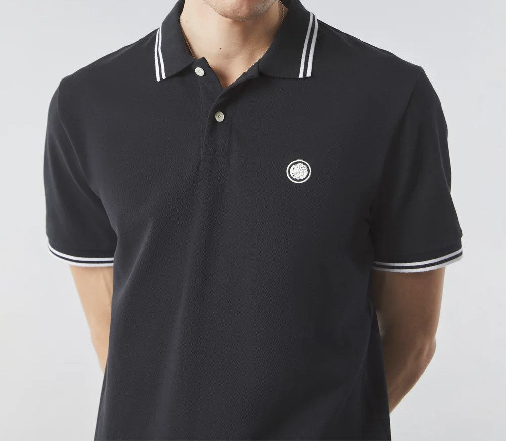Pretty Green Logo Polo Shirt Black