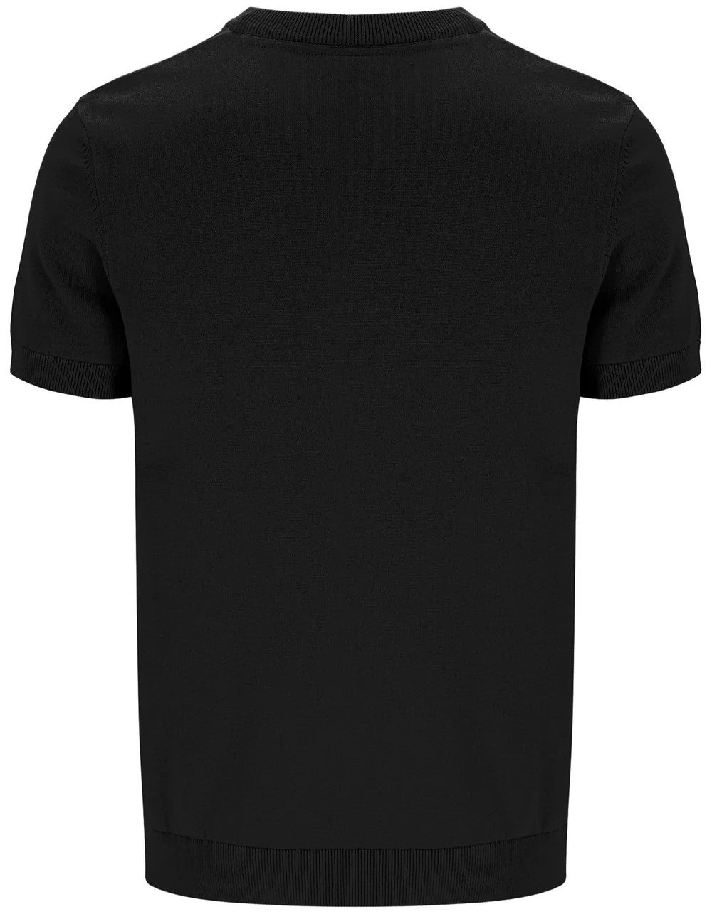 Fila Gold Collection Square Knit Crew Neck Top Black