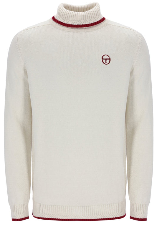 Sergio Tacchini Caruso Roll Neck Ski Jumper Off White