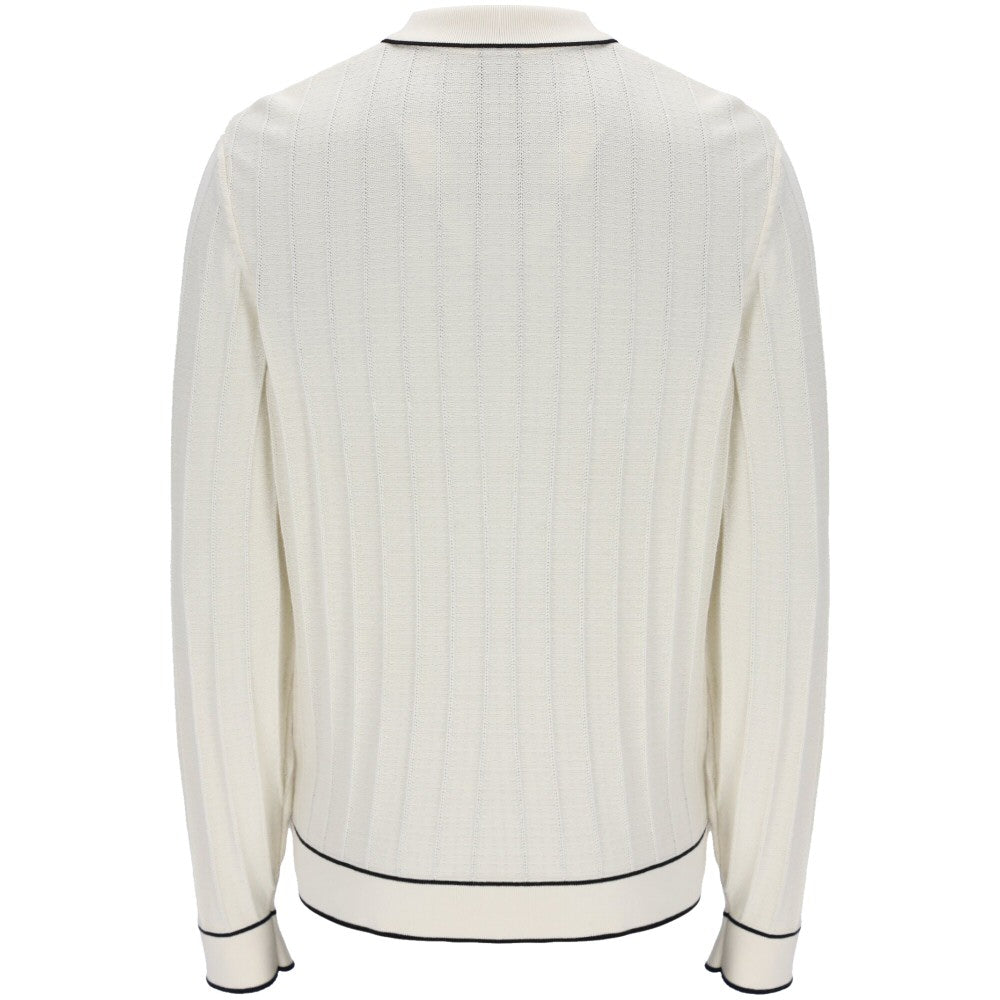 Fila Gold Collection Drop Needle Polo Ecru