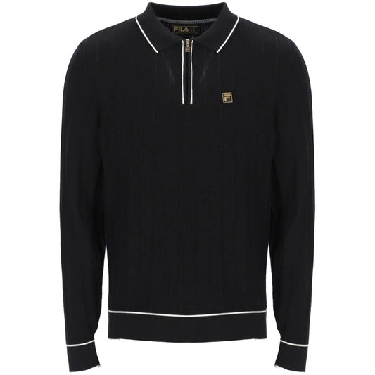 Fila Gold Collection Drop Needle Polo Black