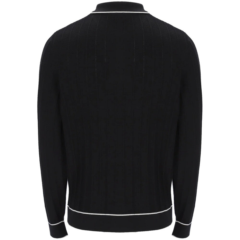 Fila Gold Collection Drop Needle Polo Black