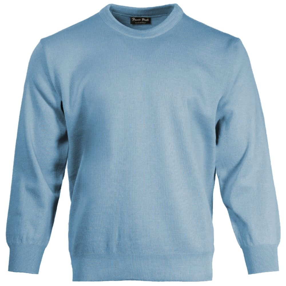 Franco Ponti Made in Italy Merino Wool CREW Neck Jumper (13 Colours)