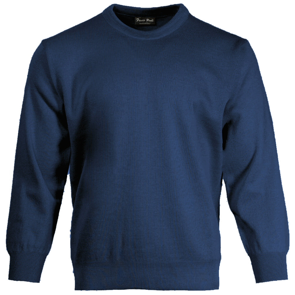Franco Ponti Made in Italy Merino Wool CREW Neck Jumper (13 Colours)