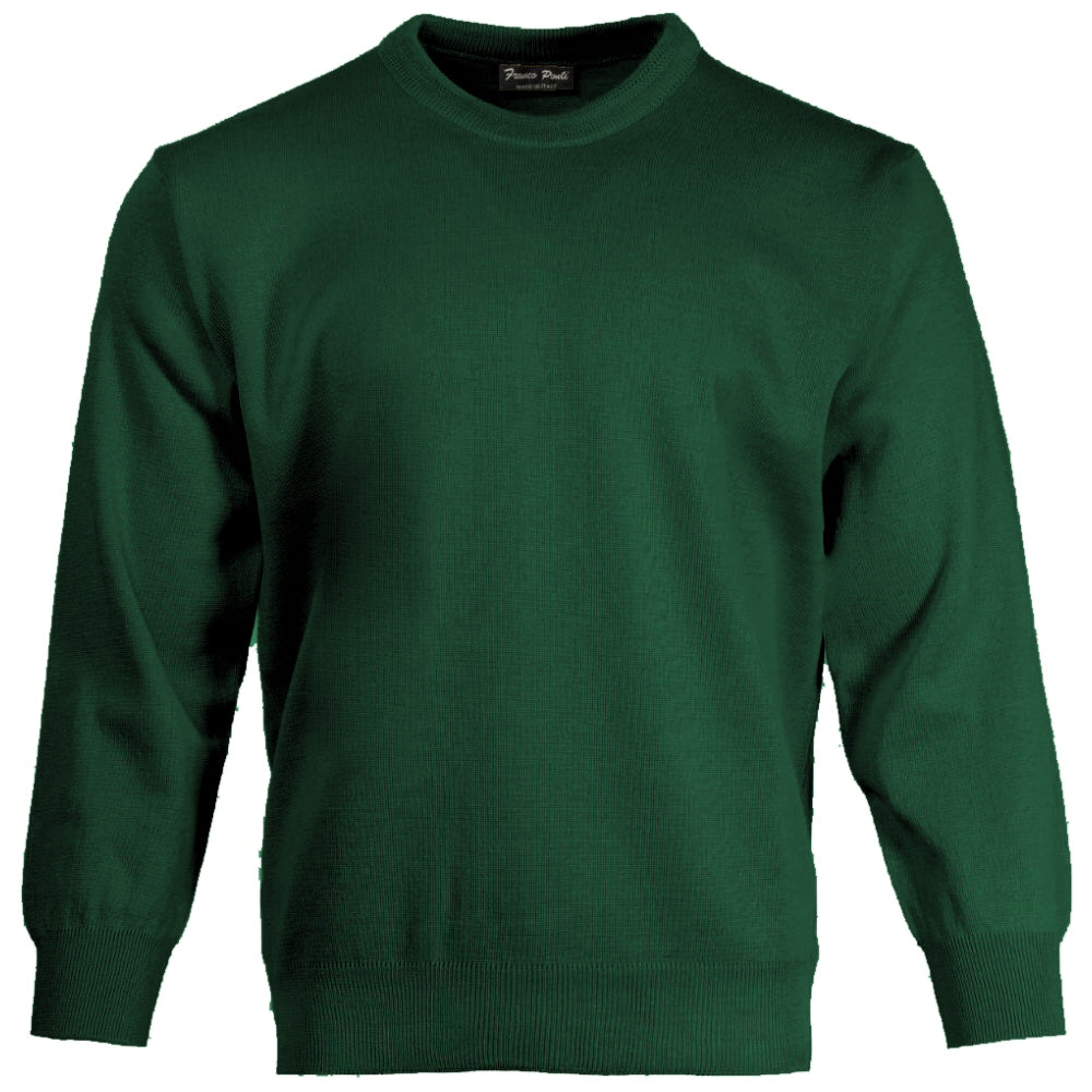 Franco Ponti Made in Italy Merino Wool CREW Neck Jumper (13 Colours)