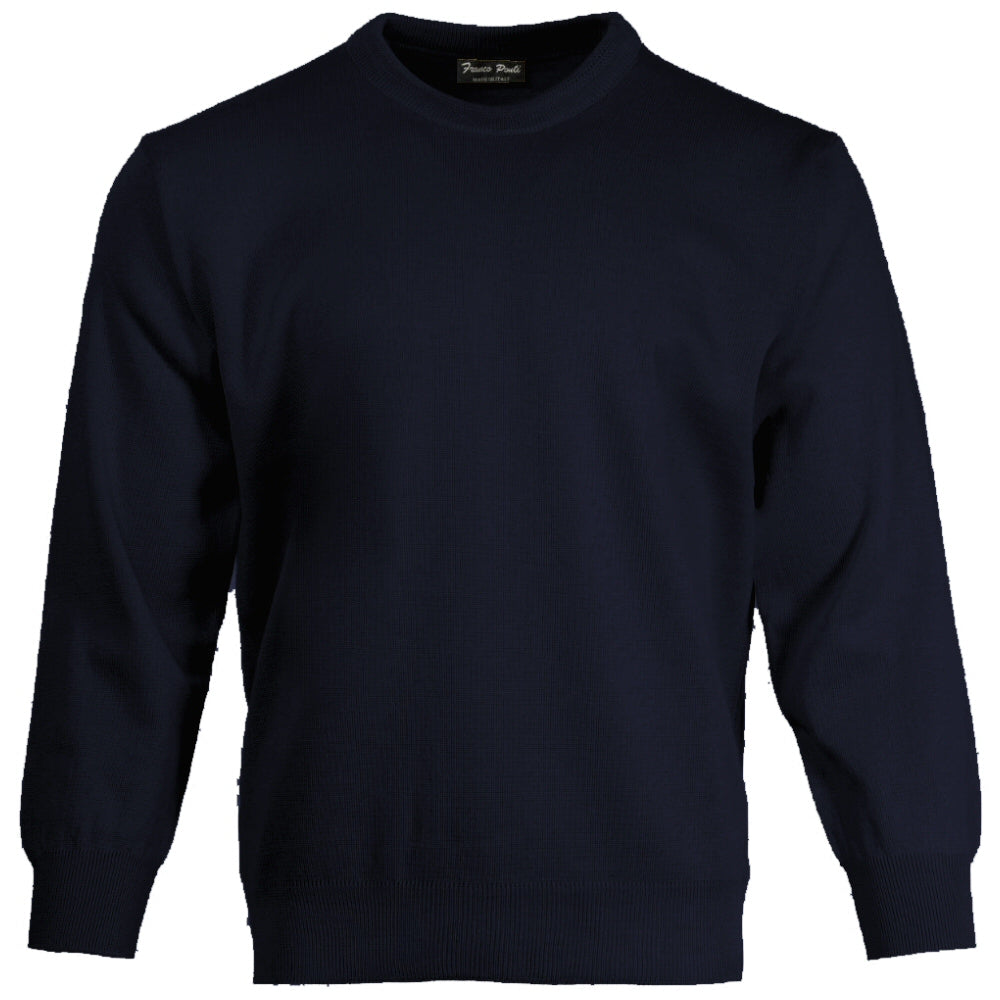 Franco Ponti Made in Italy Merino Wool CREW Neck Jumper (13 Colours)
