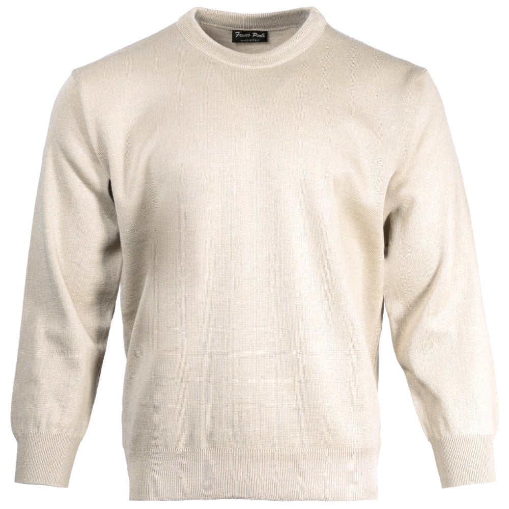 Franco Ponti Made in Italy Merino Wool CREW Neck Jumper (13 Colours)