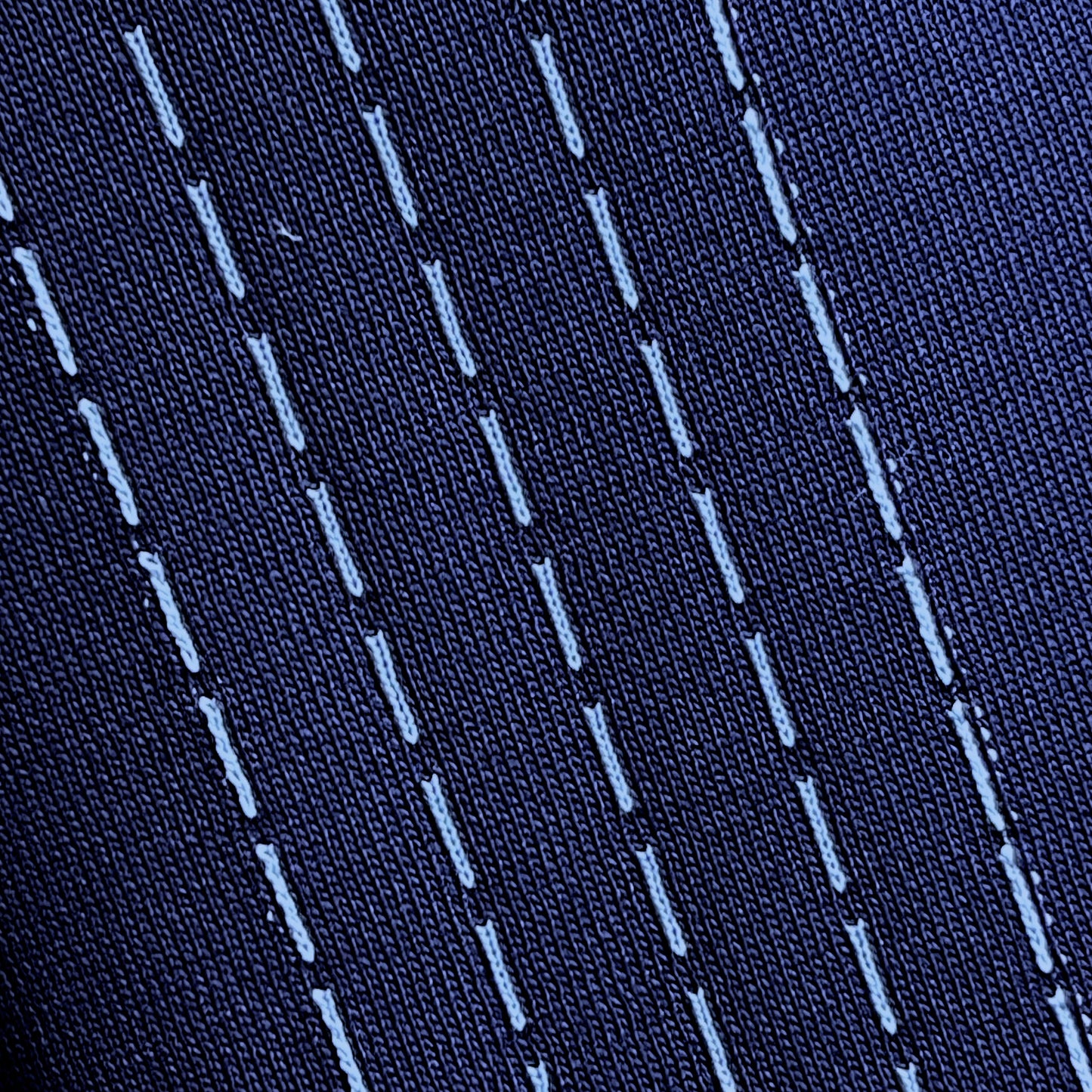 Gabicci Vintage Archive Darron Fine Gauge Zip Neck Polo Navy