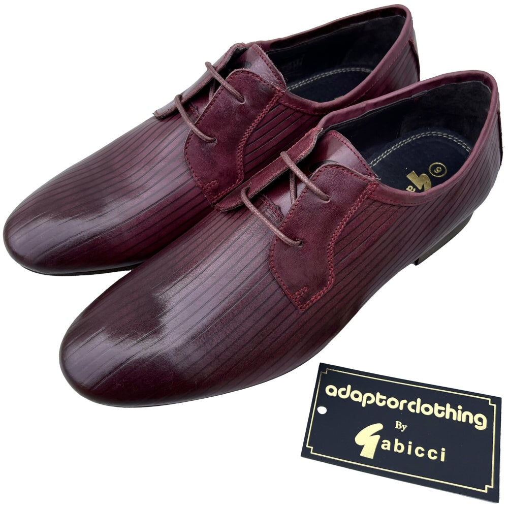 Exclusive Gabicci x Adaptor Vandella Leather Shoes Burgundy