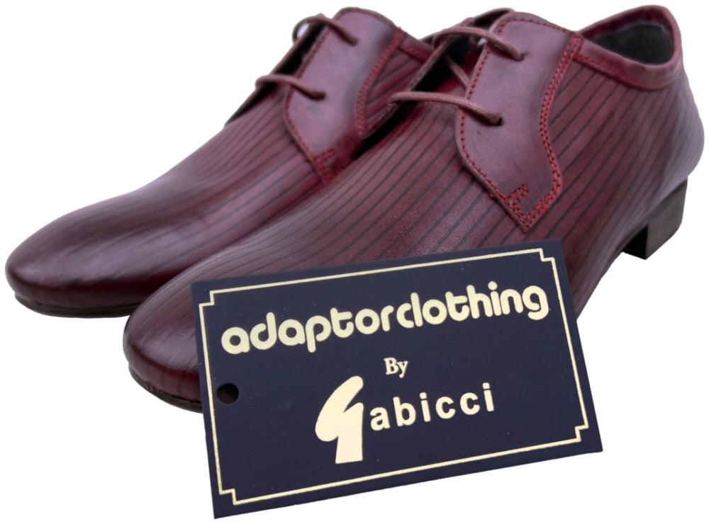 Exclusive Gabicci x Adaptor Vandella Leather Shoes Burgundy