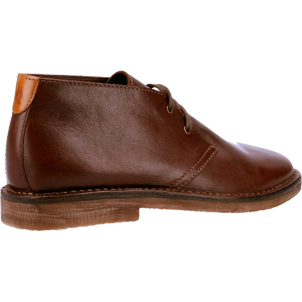 Hush Puppies Samuel Classic 2 Hole Leather Desert Boots Brown