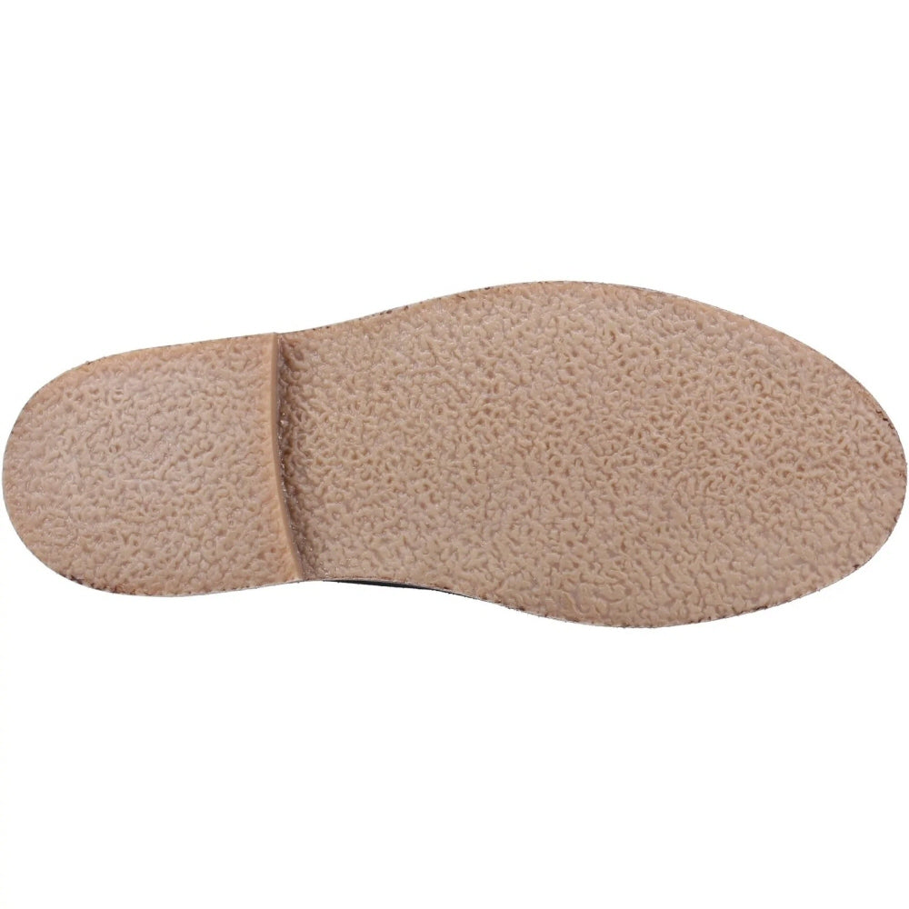 Hush Puppies Scout Classic 2 Hole Suede Desert Shoes Navy