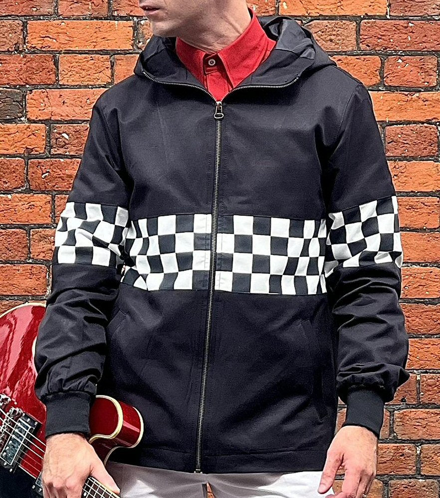 Adaptor Clothing NEW Checkerboard James Jacket Black