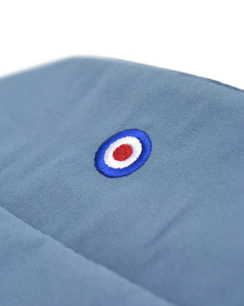 Lambretta Shower Resistant Harrington Jacket Mid Blue