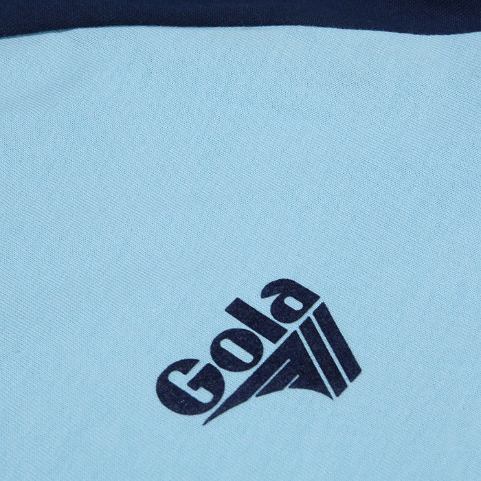 Gola Long Sleeve Raglan Twin Stripe Top Sky Blue