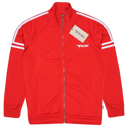 Gola Classic Stripe Sleeve Tricot Tracktop Red