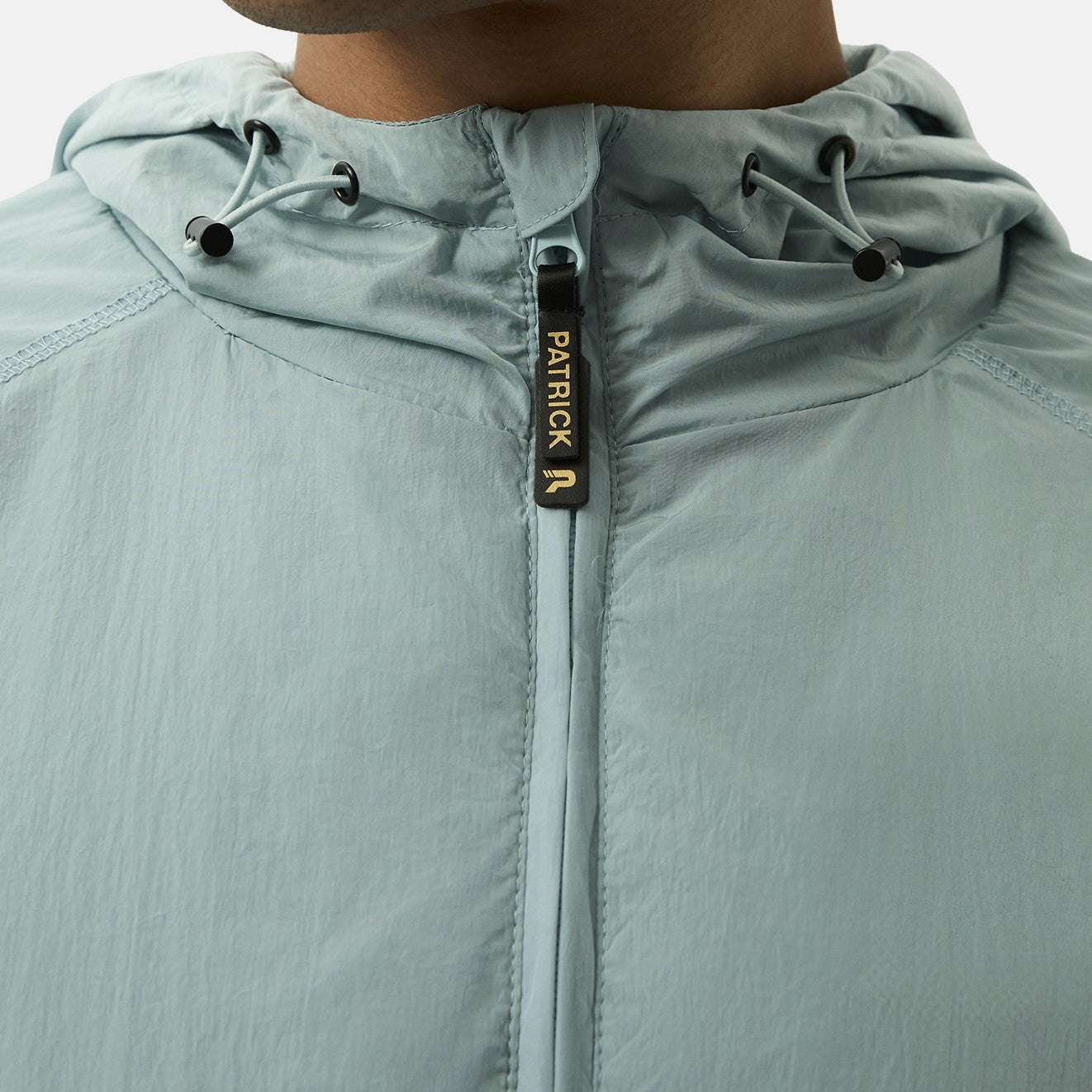 Patrick Chapman Windbreaker Zip Jacket Light Blue