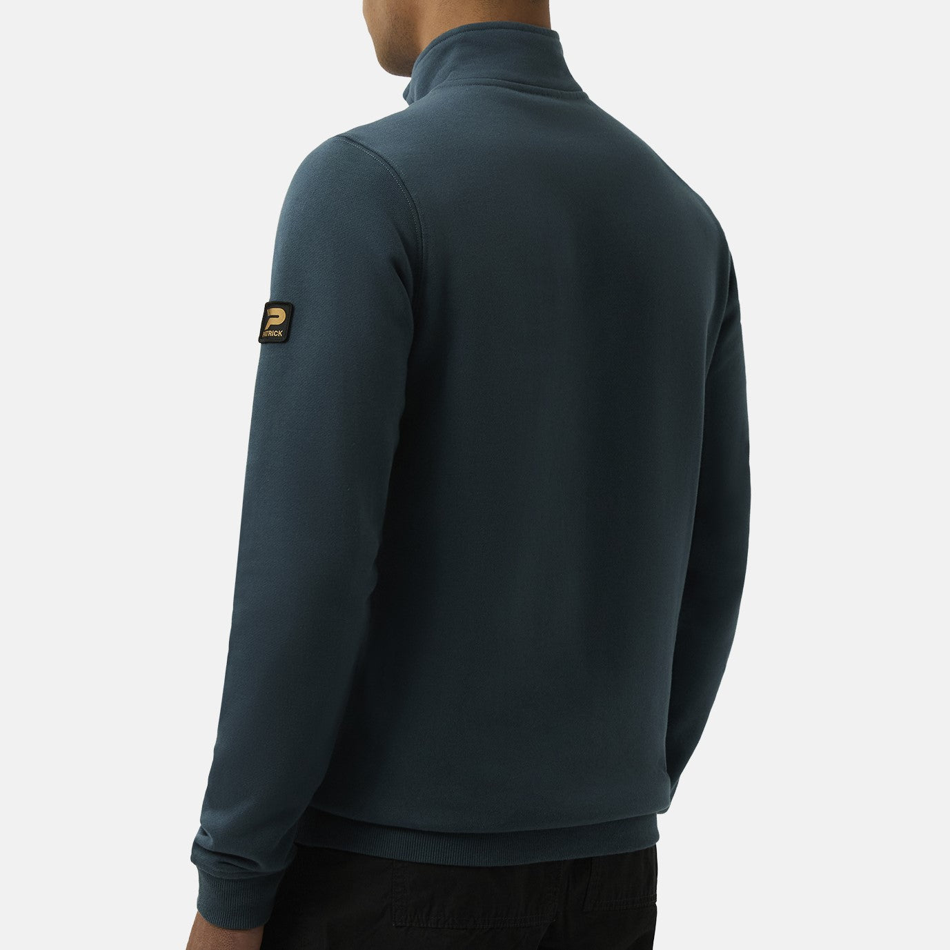 Patrick Harlem 1/4 Zip Fleece Sweatshirt Dark Blue