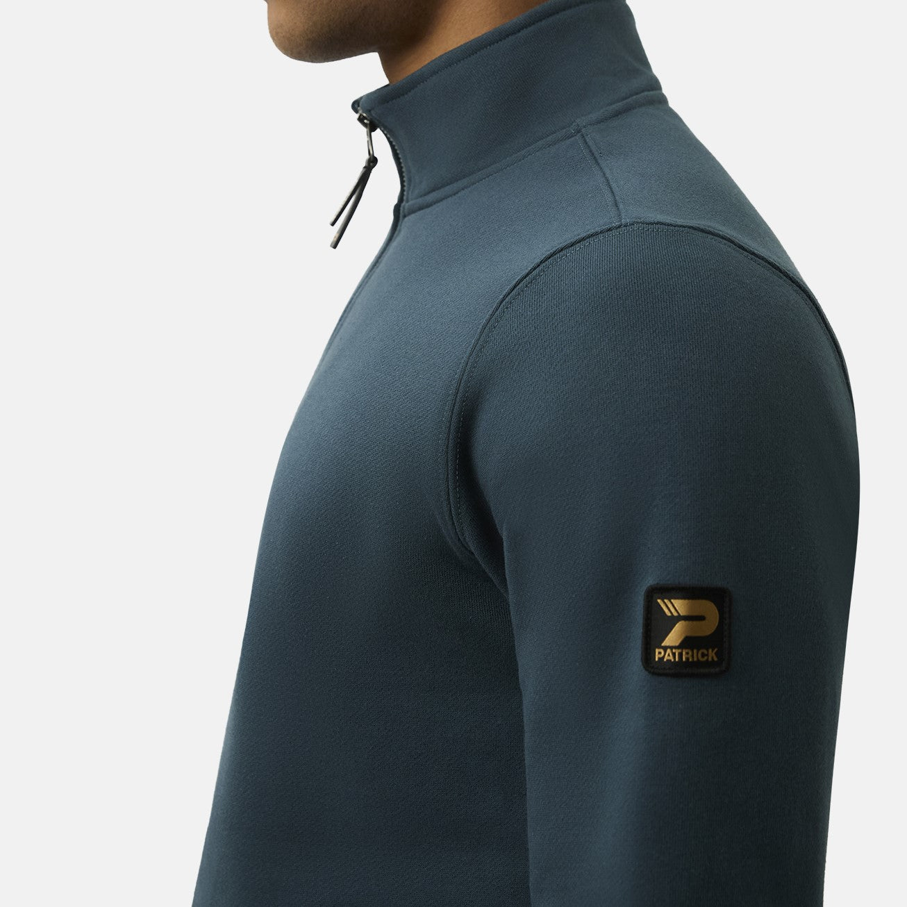 Patrick Harlem 1/4 Zip Fleece Sweatshirt Dark Blue
