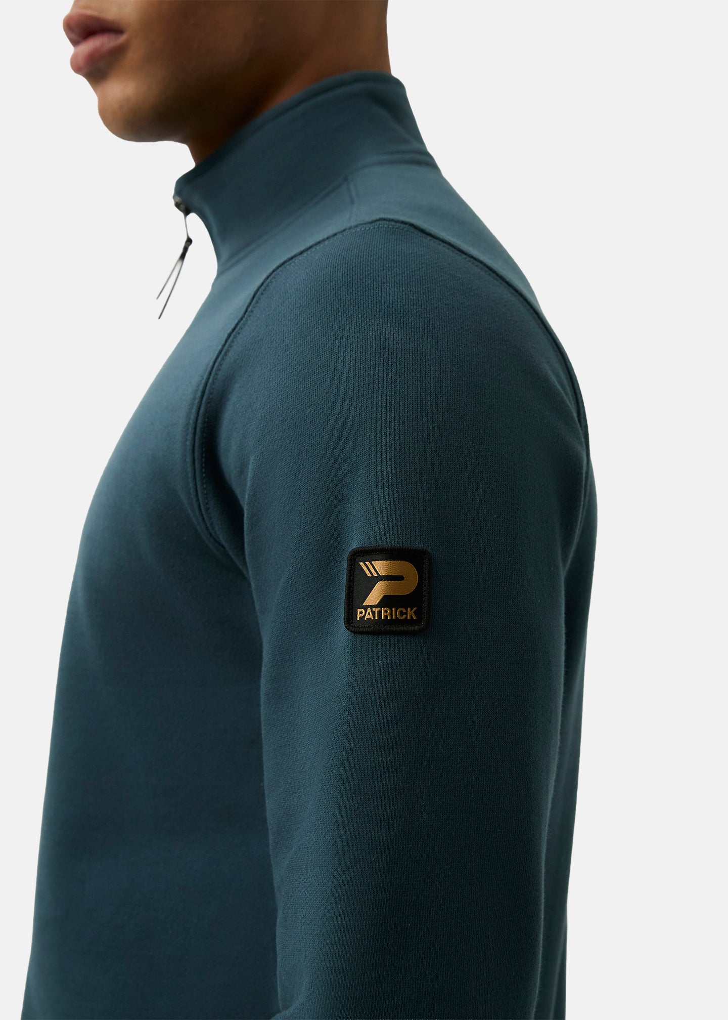 Patrick Harlem 1/4 Zip Fleece Sweatshirt Dark Blue