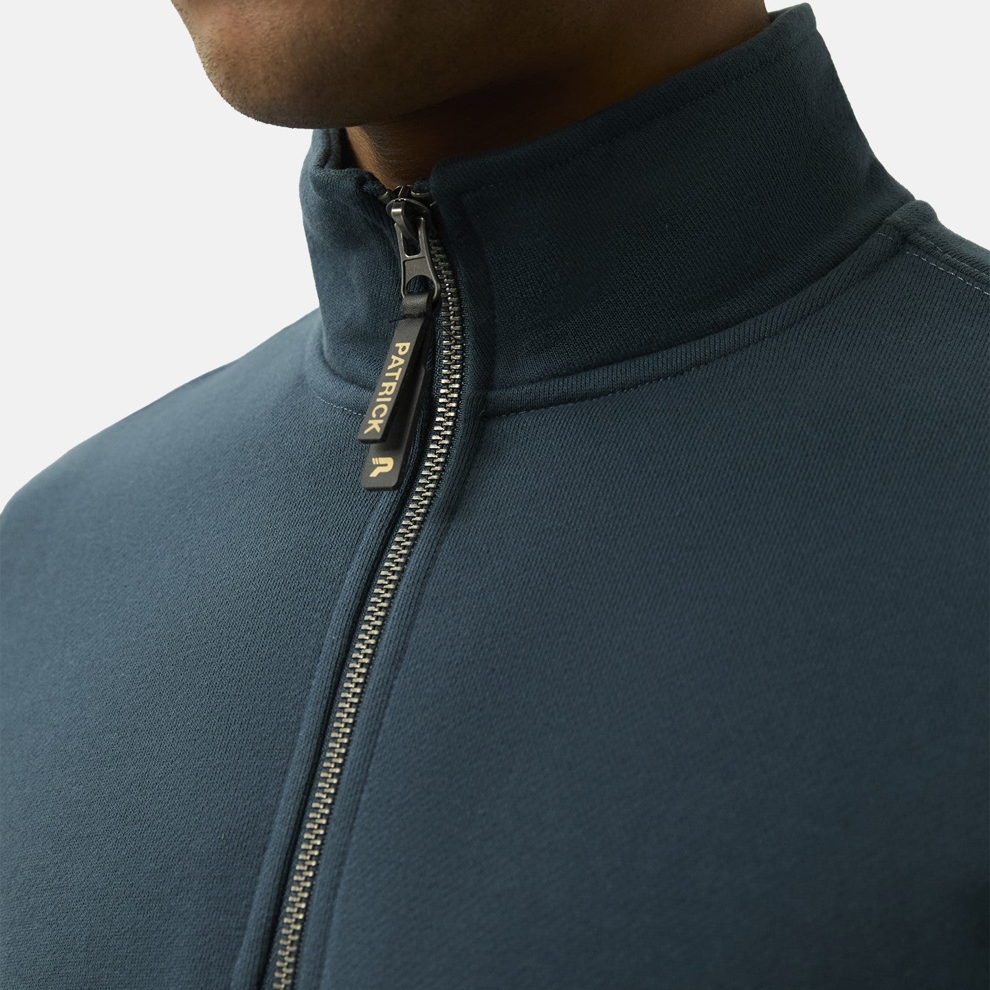 Patrick Harlem 1/4 Zip Fleece Sweatshirt Dark Blue