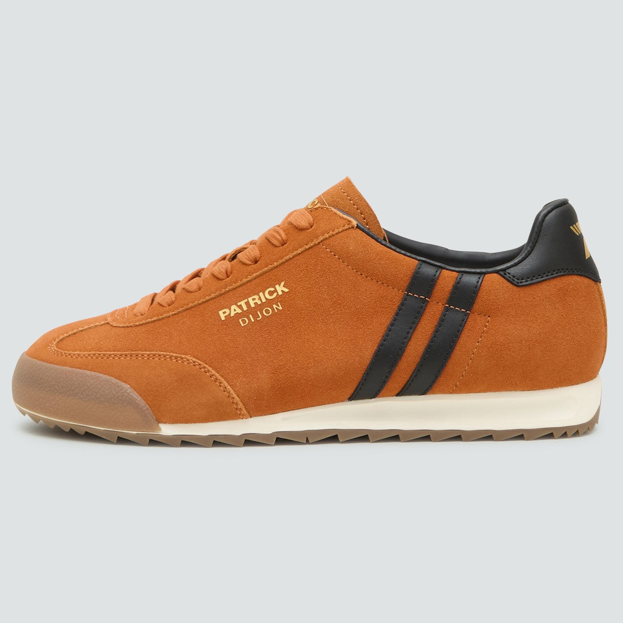 Patrick Dijon Runner Suede Trainer Orange / Black