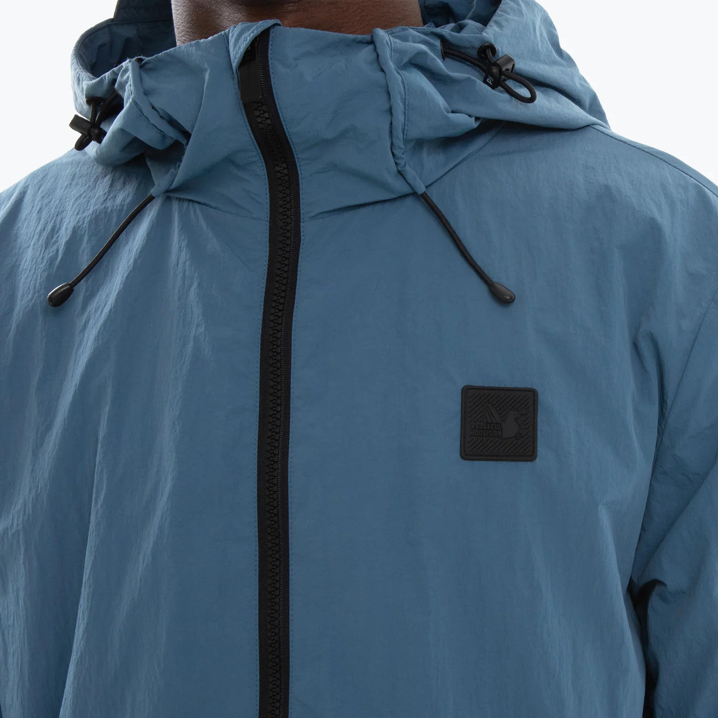 Peaceful Hooligan Fleece Lined Nylon Jacket Coppen Blue