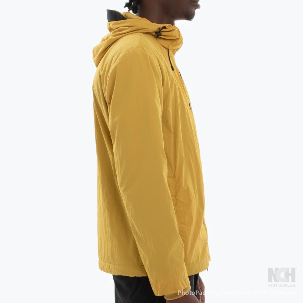 Peaceful Hooligan Fleece Lined Nylon Jacket Gold