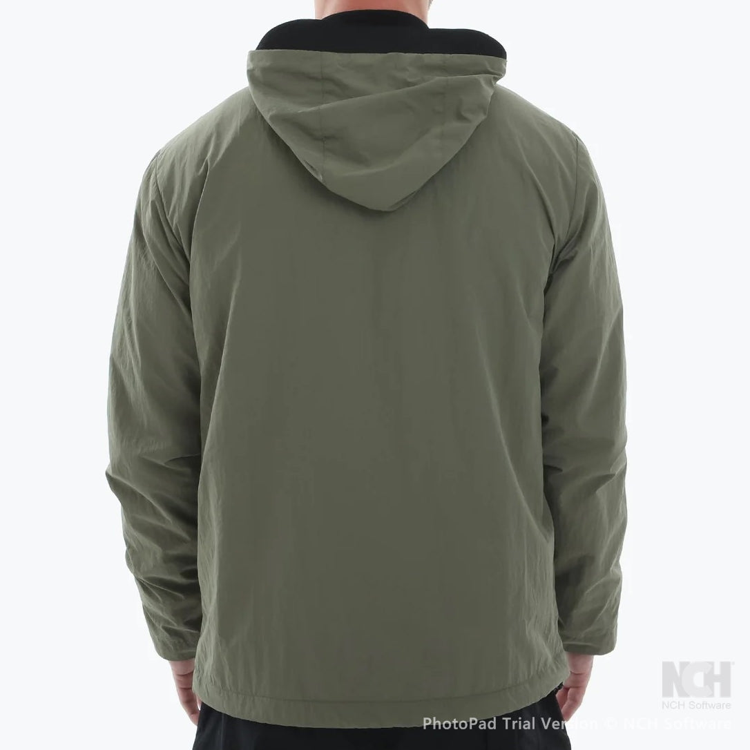Peaceful Hooligan Fleece Lined Nylon Jacket Khaki