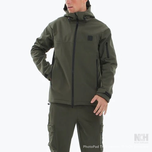 Peaceful Hooligan Softshell Jacket Dark Khaki