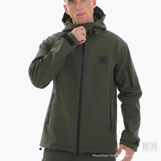 Peaceful Hooligan Softshell Jacket Dark Khaki