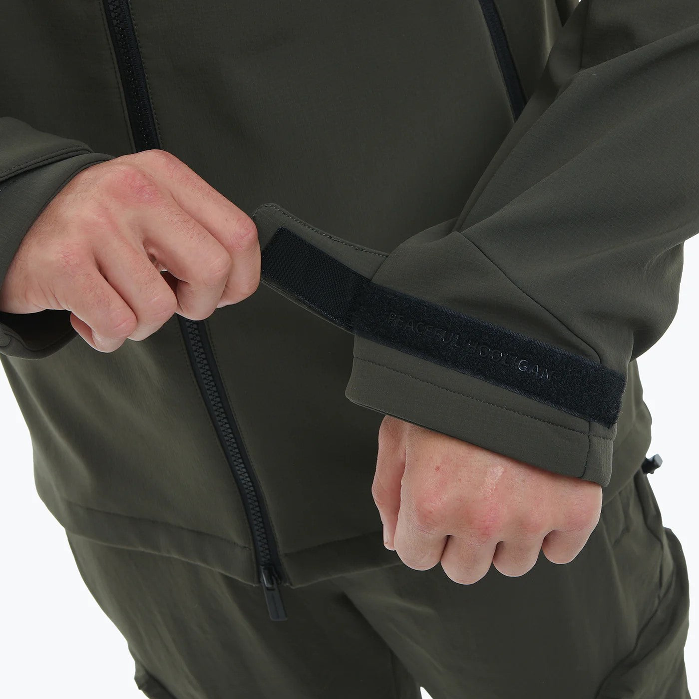 Peaceful Hooligan Softshell Jacket Dark Khaki