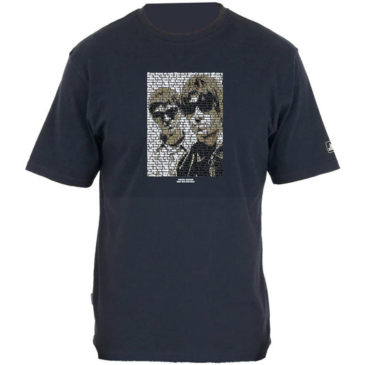 Peaceful Hooligan Oasis Morning Glory T-Shirt Navy