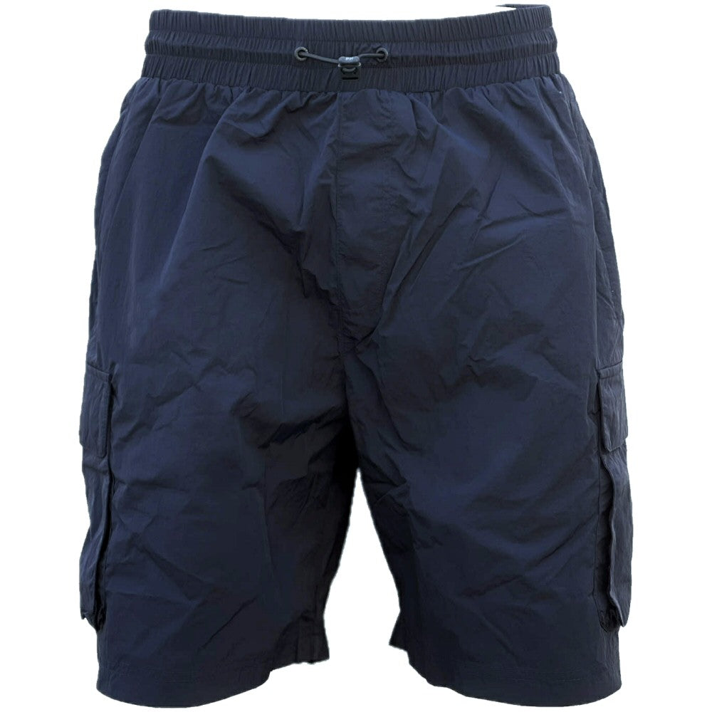 Peaceful Hooligan Supersonic Crinkle Nylon Cargo Shorts Navy