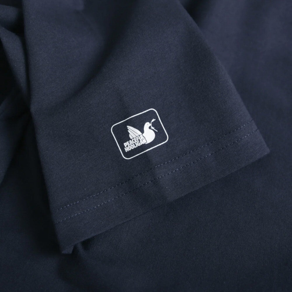 Peaceful Hooligan Oasis Morning Glory T-Shirt Navy