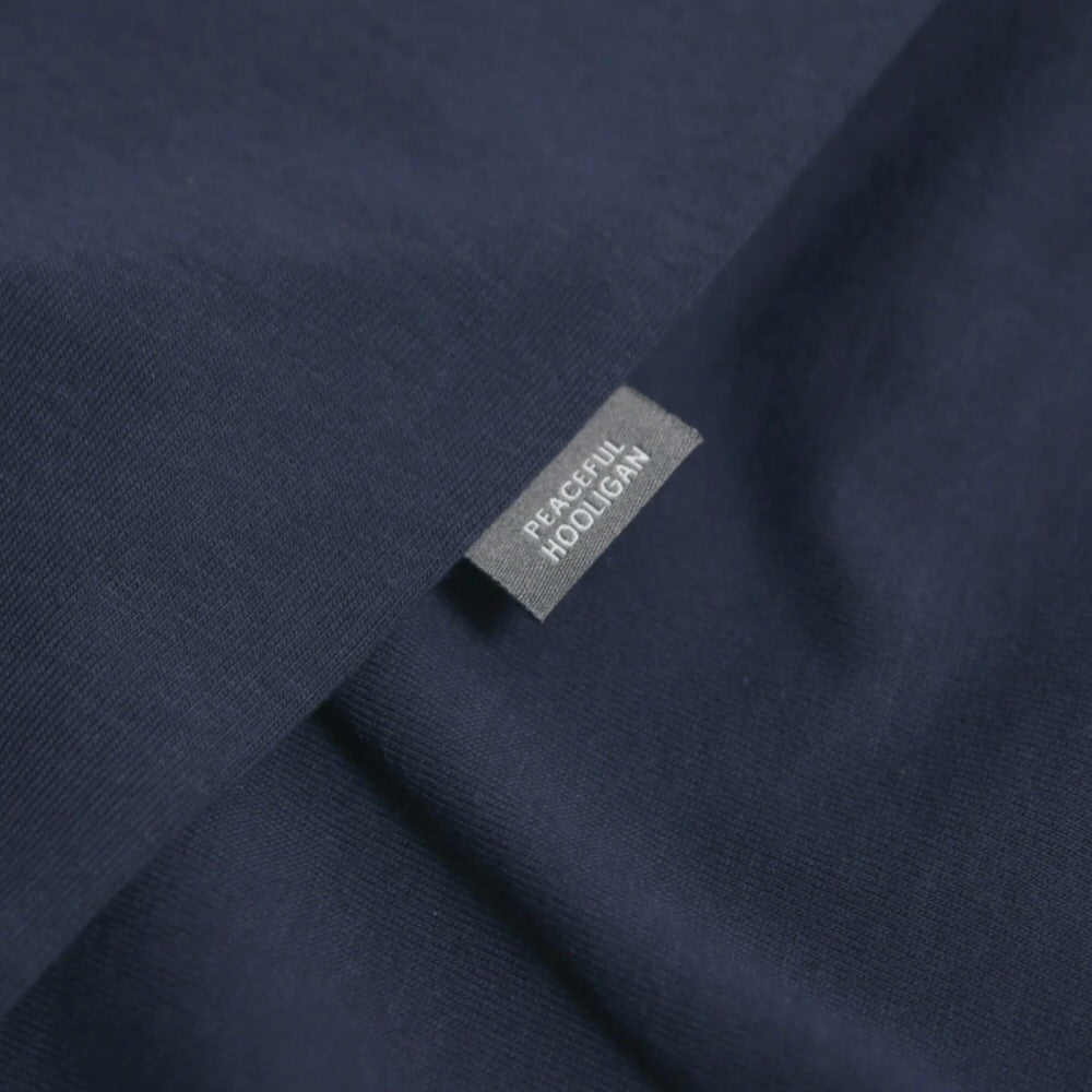 Peaceful Hooligan Oasis Morning Glory T-Shirt Navy