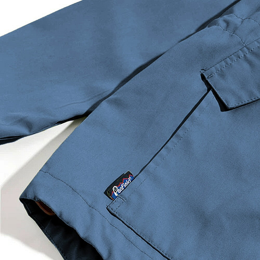 Penfield Wax Cloth Hooded Jacket Blue Indigo
