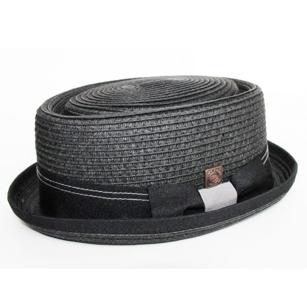 Dasmarca Retro Rude Boy Rico Trilby / Pork Pie Hat Black