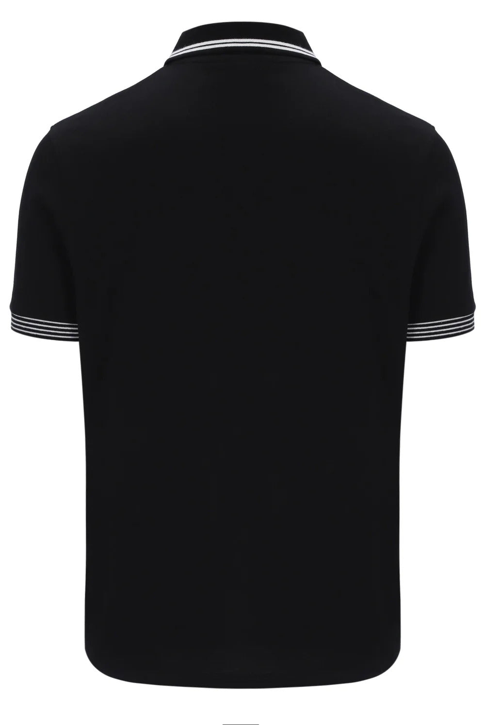 Fila Soren 2 Gold Collection Tipped Pique Polo Shirt Black