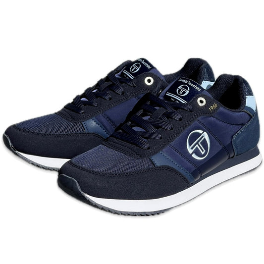 Sergio Tacchini Bergamo Suede Trim Trainer Navy / White