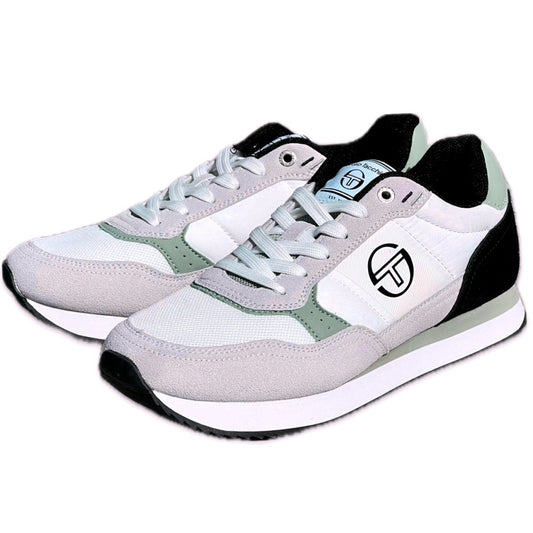 Sergio Tacchini Monza Suede Trim Trainer White / Sage