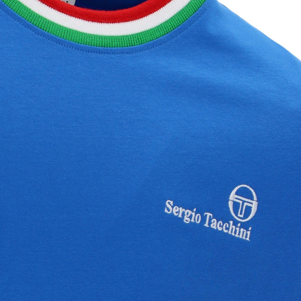 Sergio Tacchini Rainer Ringer T-Shirt Italia Blue