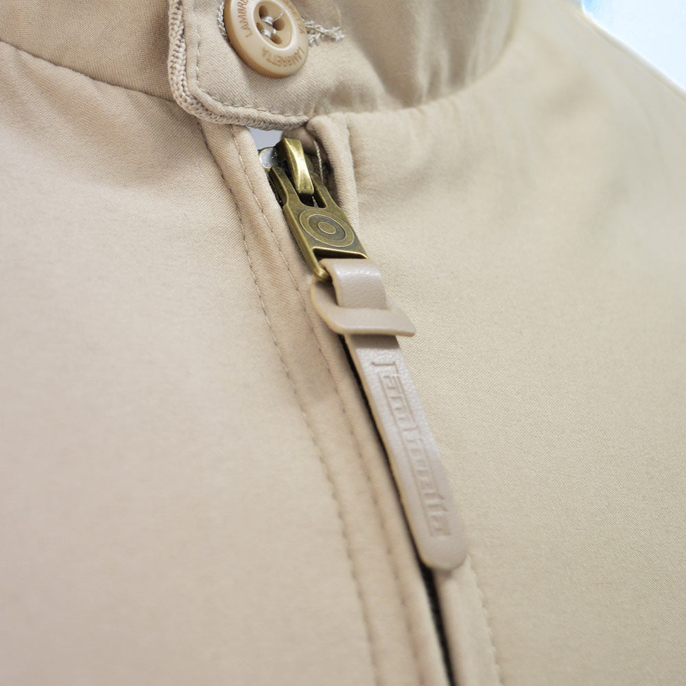 Lambretta Shower Resistant Harrington Jacket Stone